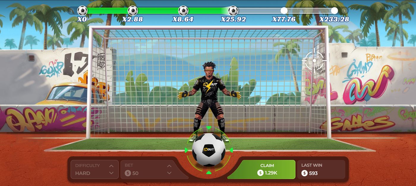 Penalty Shoot Out — Spielansicht