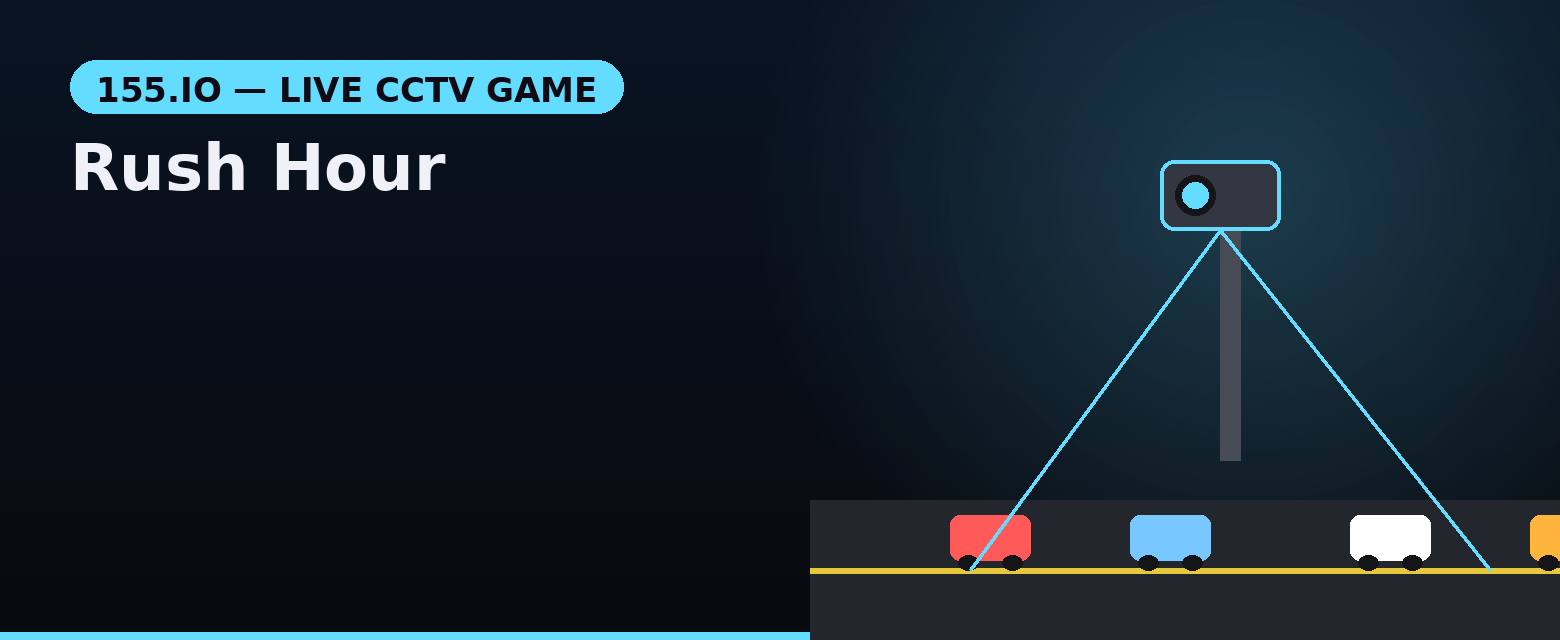 Rush Hour - jeu CCTV en direct par 155.io