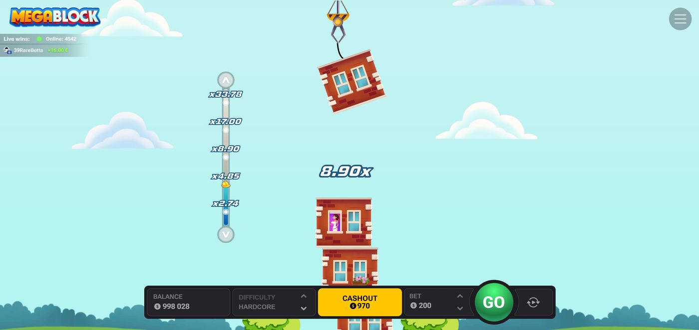 Tower Rush TikTok — Casino-Turmspiel, Screenshot